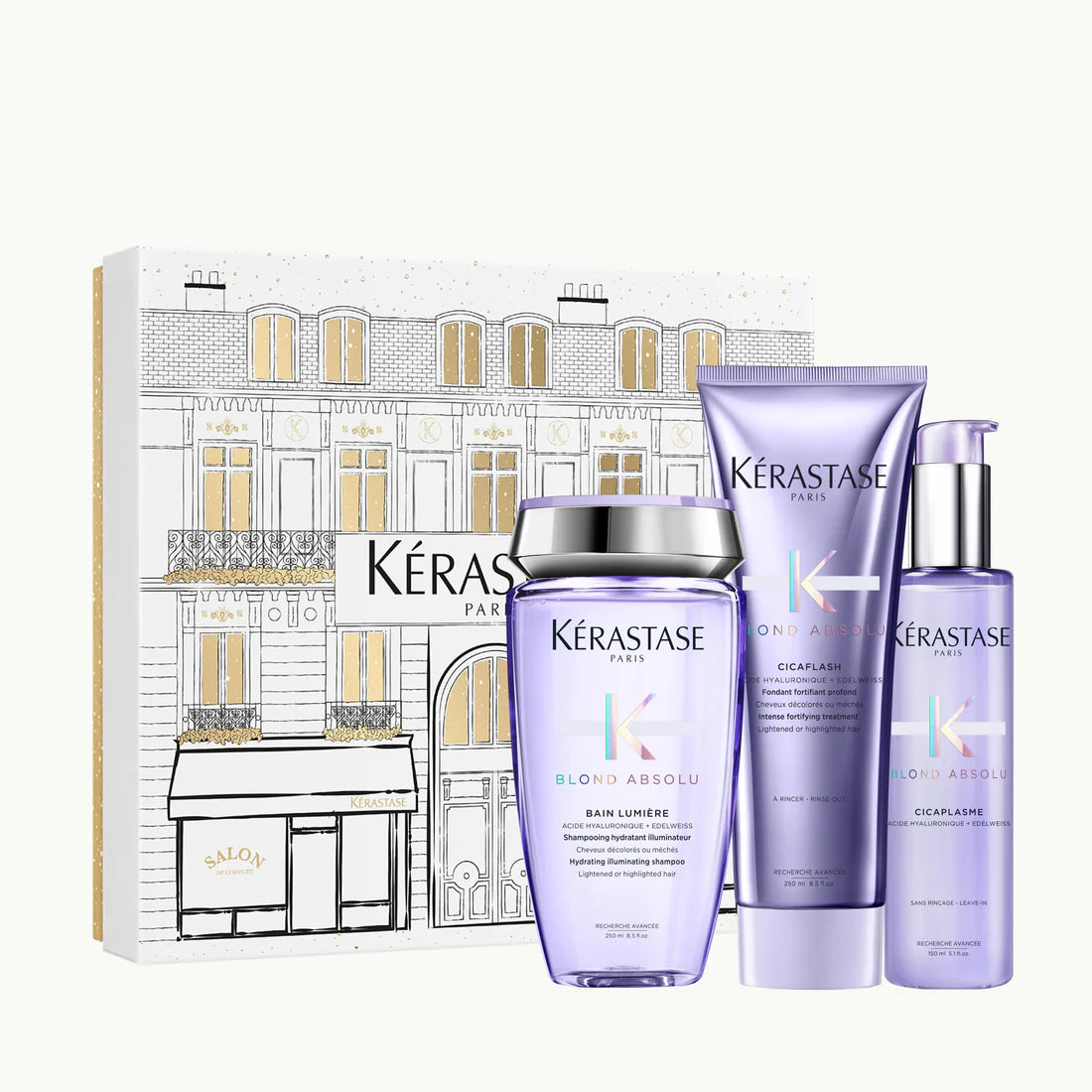 Kérastase Blond Absolu Full Revitalizing Gift Set for Lightened and Highlighted Hair