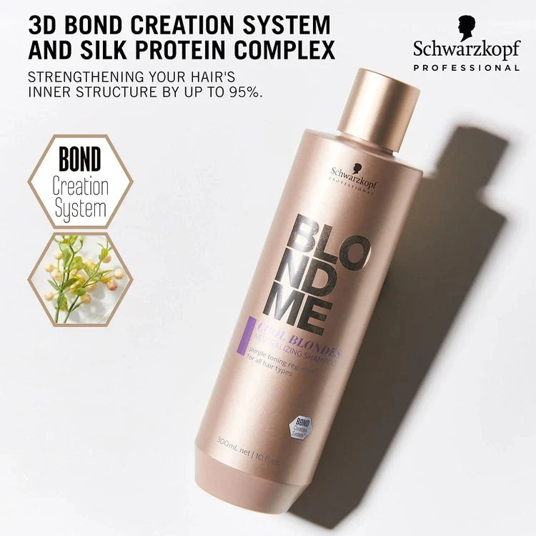 Schwarzkopf BLONDME Cool Blonde Shampoo 300ml