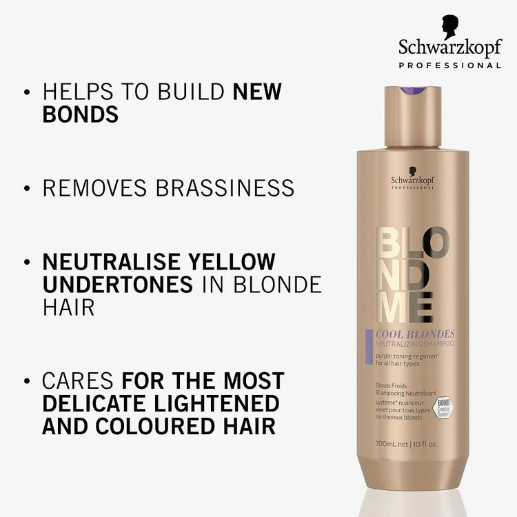Schwarzkopf BLONDME Cool Blonde Shampoo 300ml
